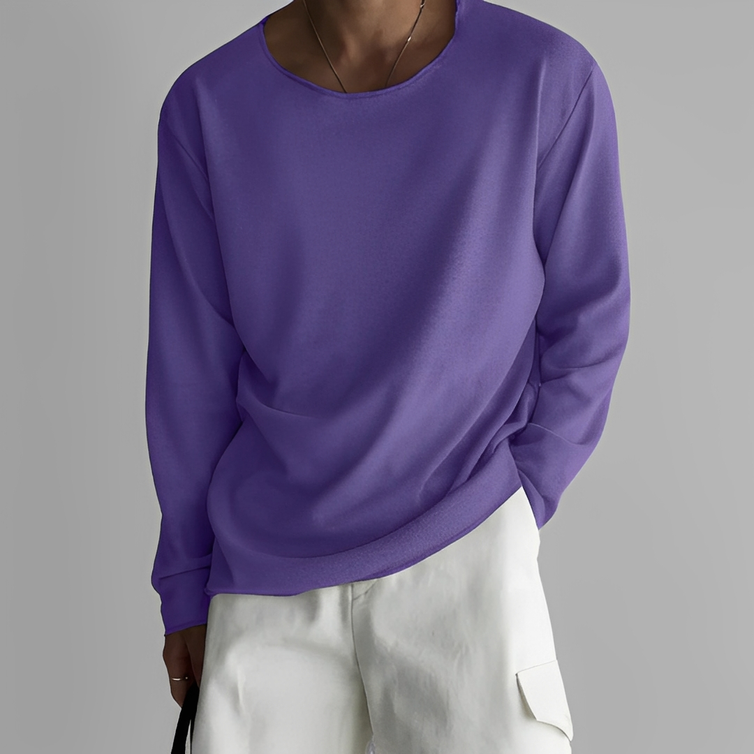 Women's Cotton Blend Long Sleeve Sweatshirt for Autumn