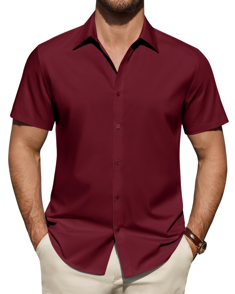 Men's Cotton Shirt for Autumn Casual Everyday Wear