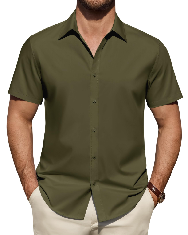 Men's Cotton Shirt for Autumn Casual Everyday Wear