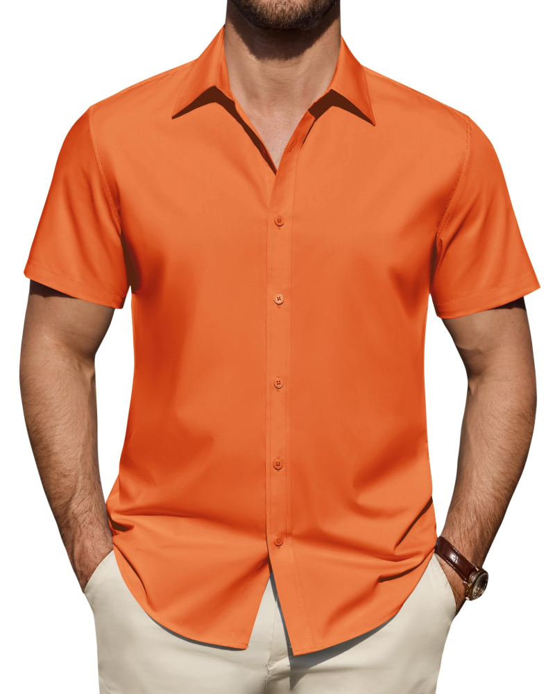 Men's Cotton Shirt for Autumn Casual Everyday Wear