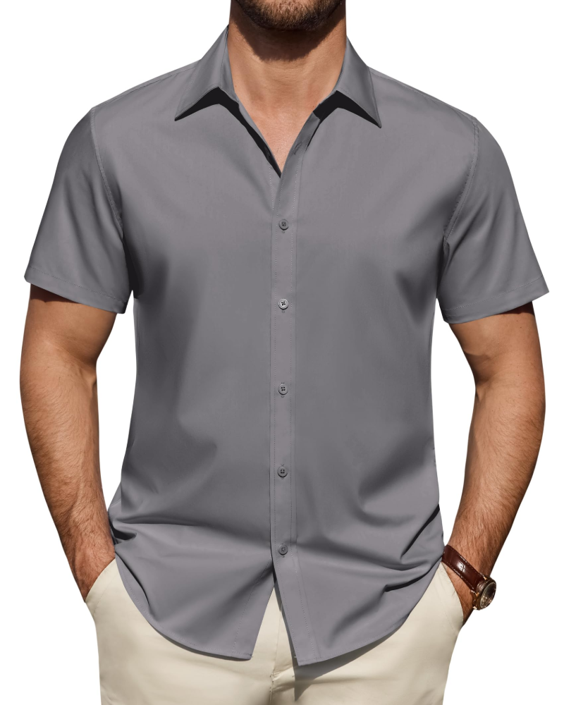 Men's Cotton Shirt for Autumn Casual Everyday Wear
