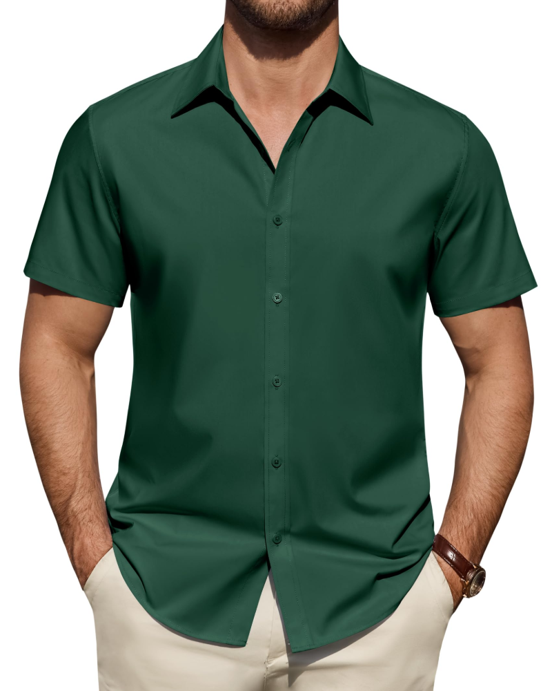 Men's Cotton Shirt for Autumn Casual Everyday Wear