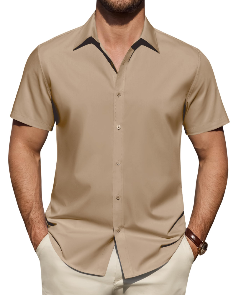 Men's Cotton Shirt for Autumn Casual Everyday Wear