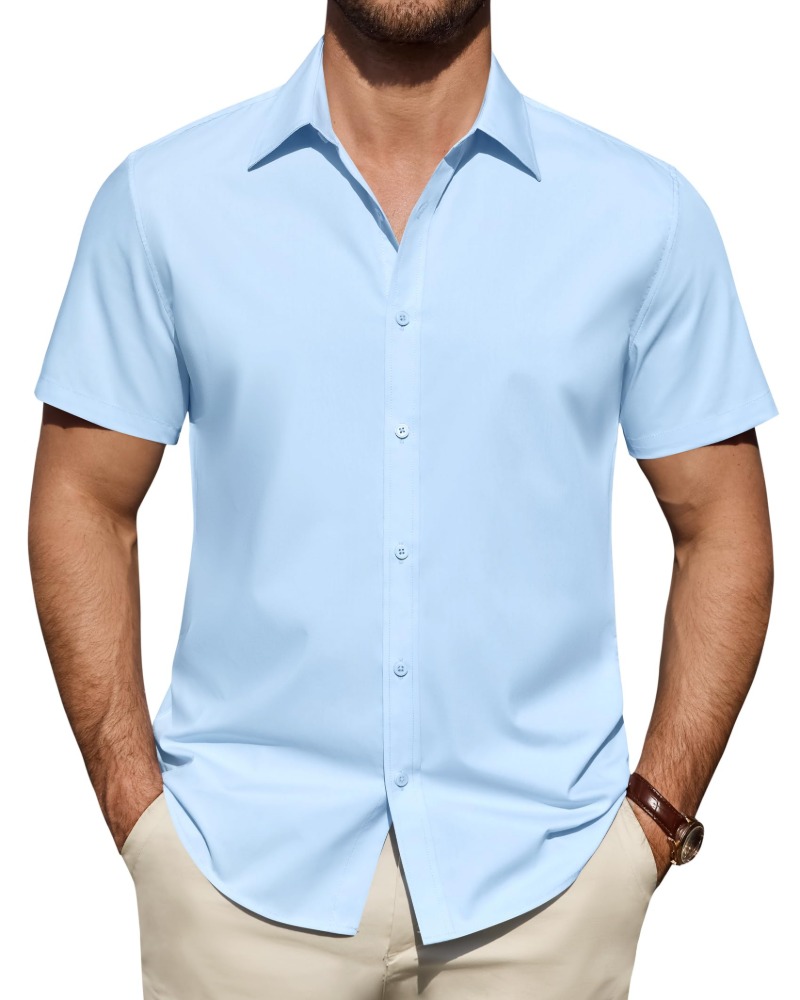 Men's Cotton Shirt for Autumn Casual Everyday Wear