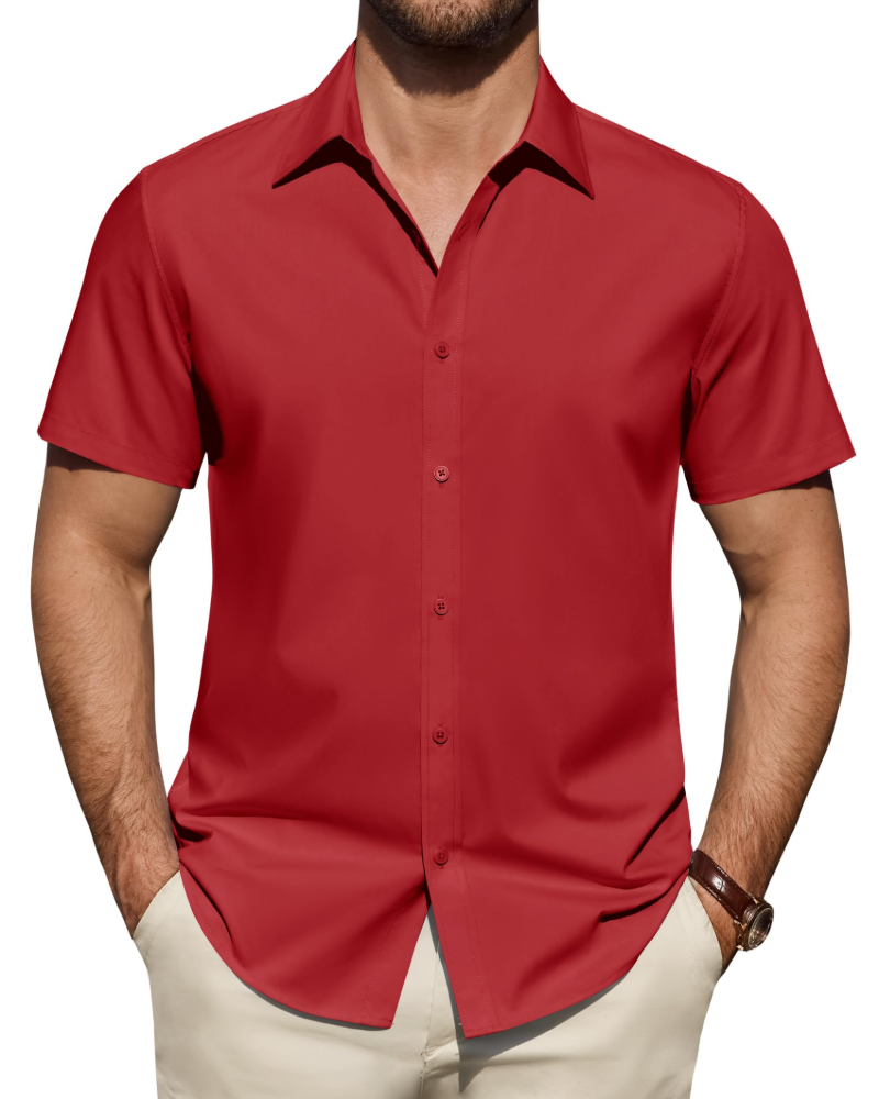 Men's Cotton Shirt for Autumn Casual Everyday Wear