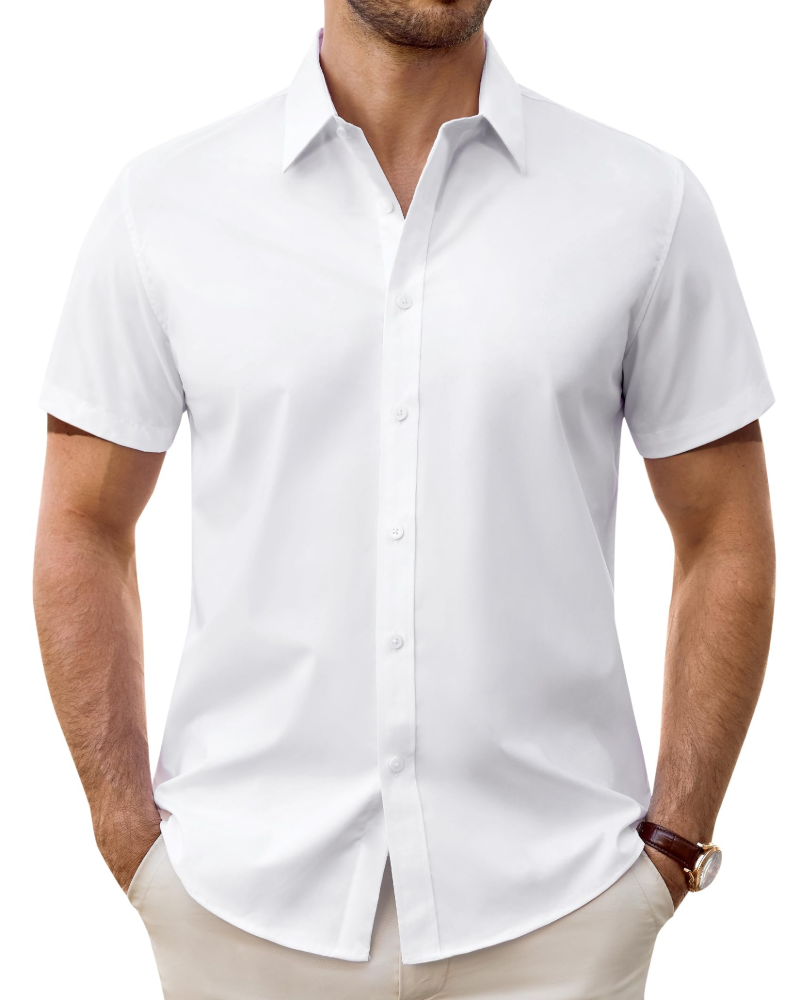 Men's Cotton Shirt for Autumn Casual Everyday Wear