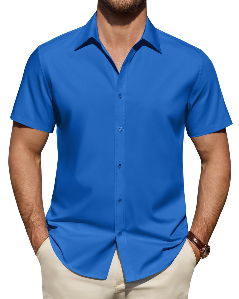 Men's Cotton Shirt for Autumn Casual Everyday Wear