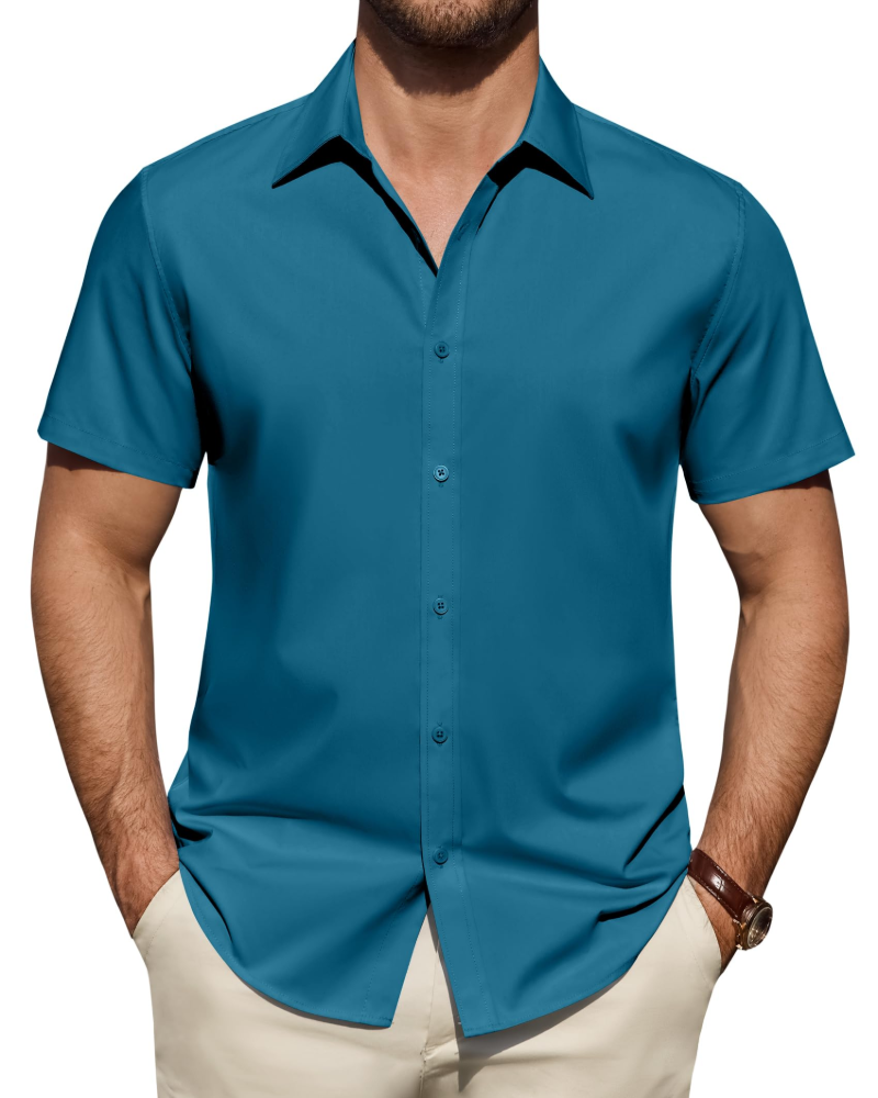 Men's Cotton Shirt for Autumn Casual Everyday Wear