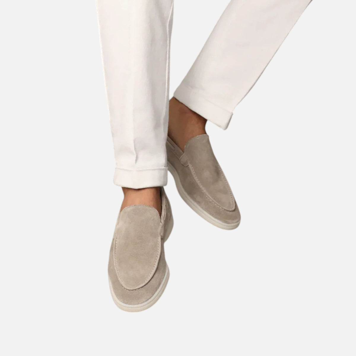 Men's Faux Suede Moccasins | Slip-On Loafers