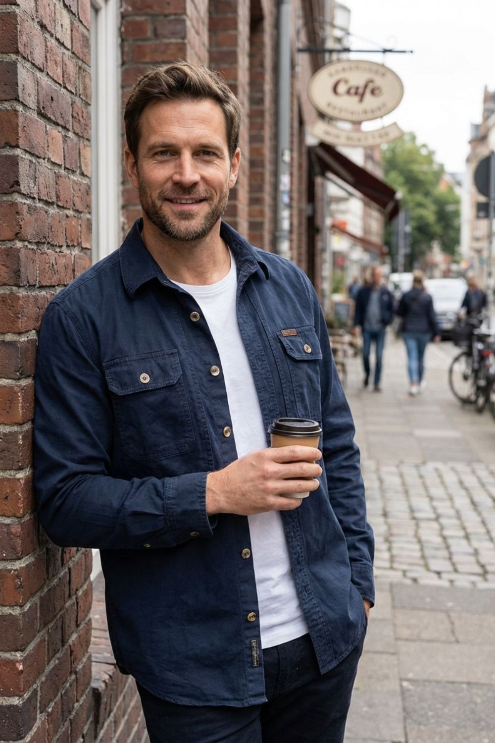 Men's Cotton Overshirt Jacket