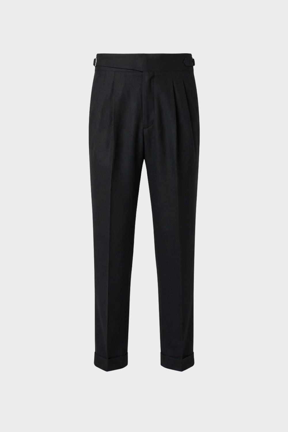 Pantalon habillé plissé et ajusté pour homme