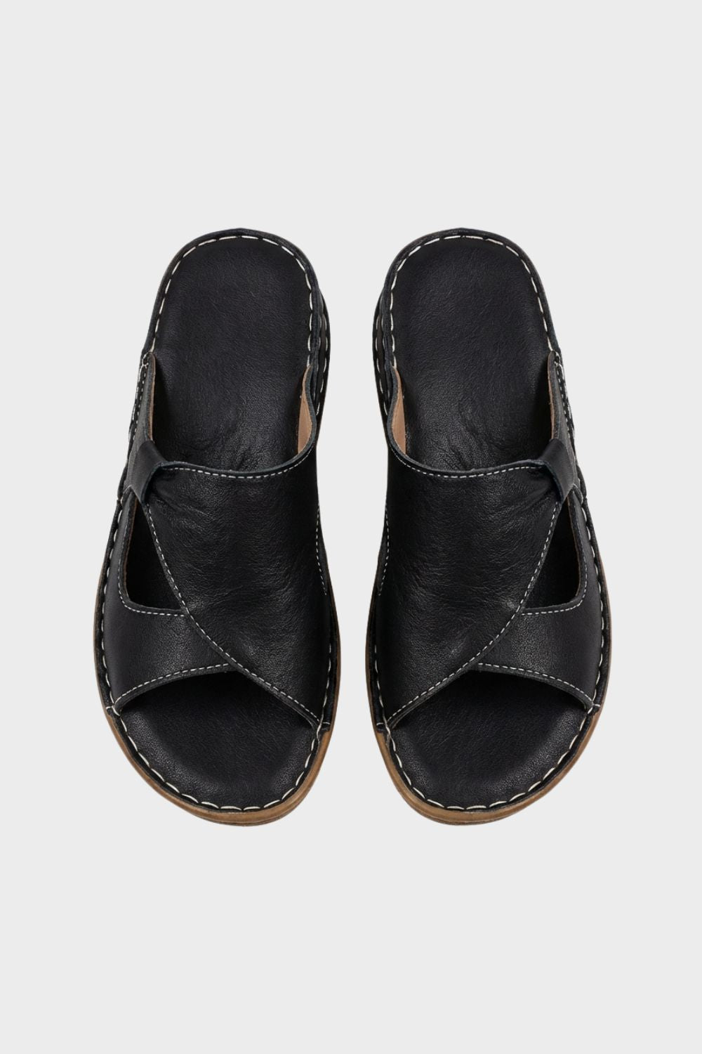 Women's Comfort Cross Strap Slide Sandals