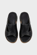 Women's Comfort Cross Strap Slide Sandals