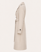 Women's Double-Breasted Trench Coat with Belt