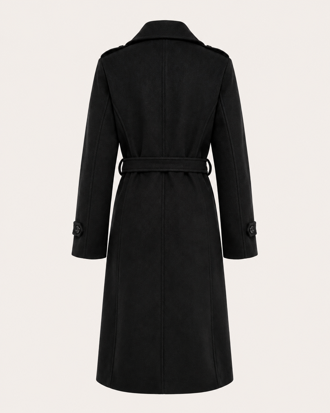 Women's Double-Breasted Trench Coat with Belt