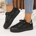 Women's Breathable Lace Trainers for Autumn