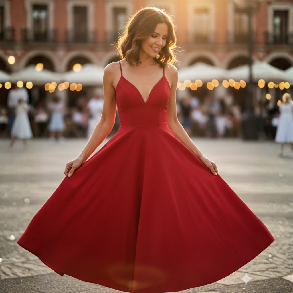 Women's Sleeveless A-Line Cocktail Dress