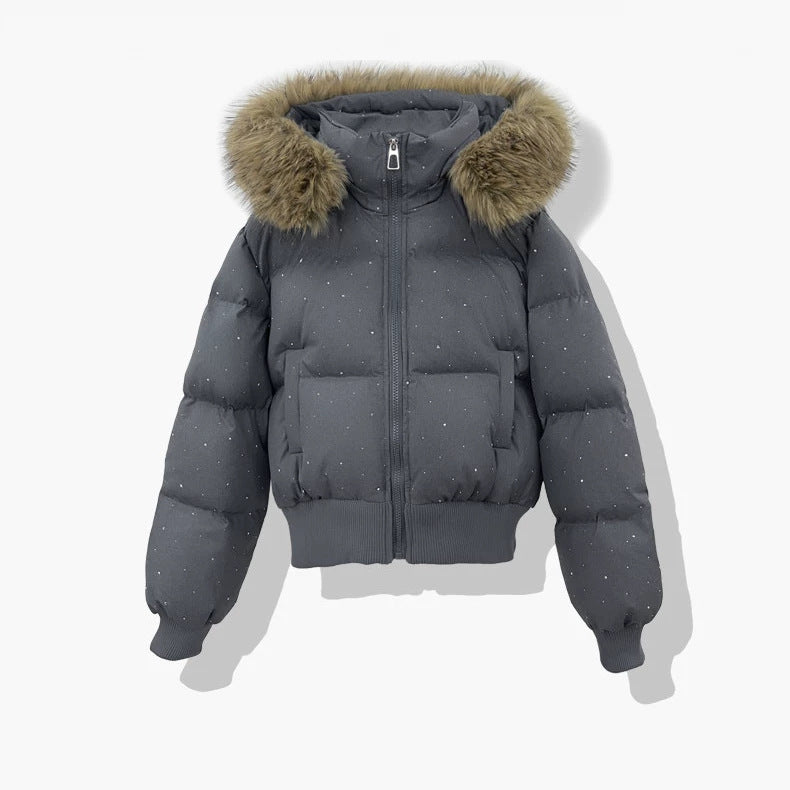 Women’s Faux Fur Hooded Puffer Jacket