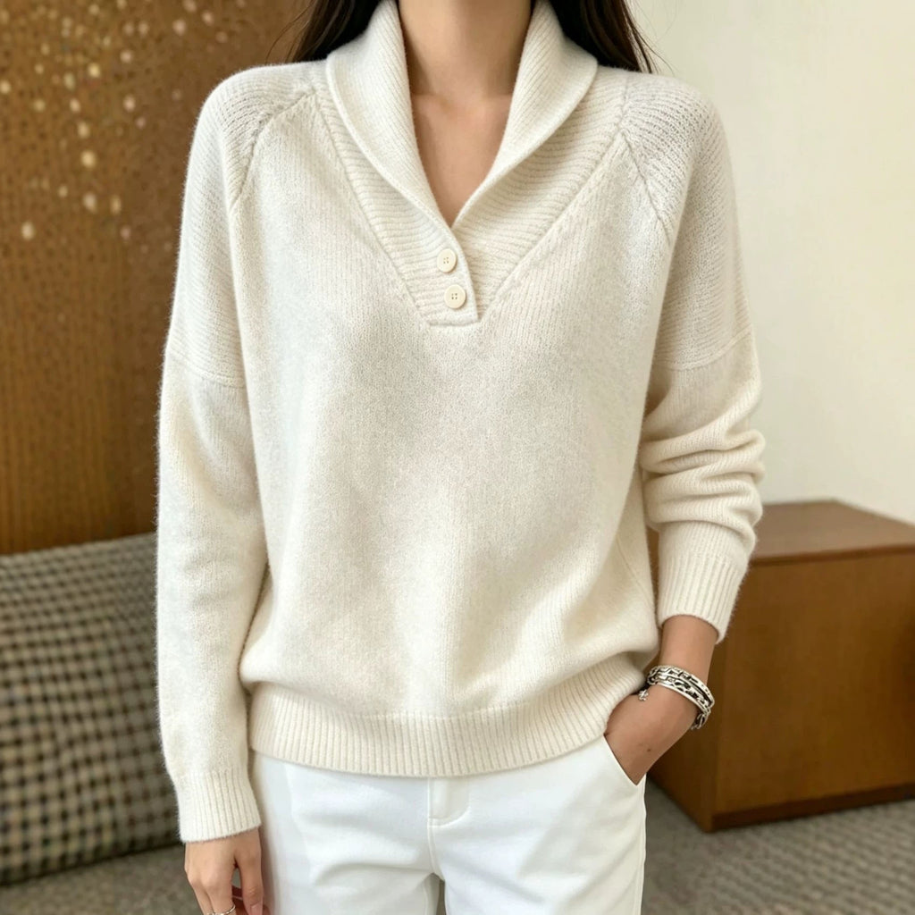 Women’s Shawl Collar Knit Jumper