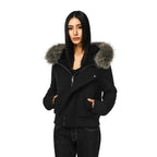 Women’s Faux Fur Lined Hooded Jacket