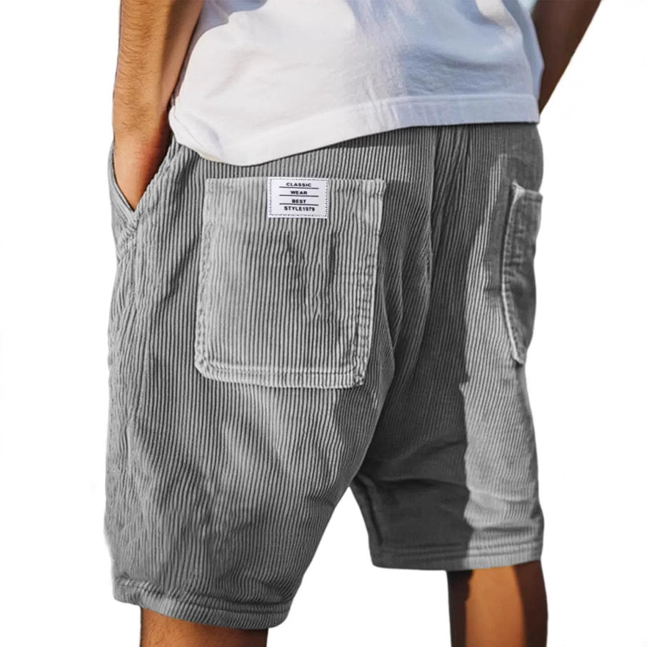 Men's Cotton Corduroy Summer Shorts