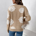 Women’s Floral Knit Jumper