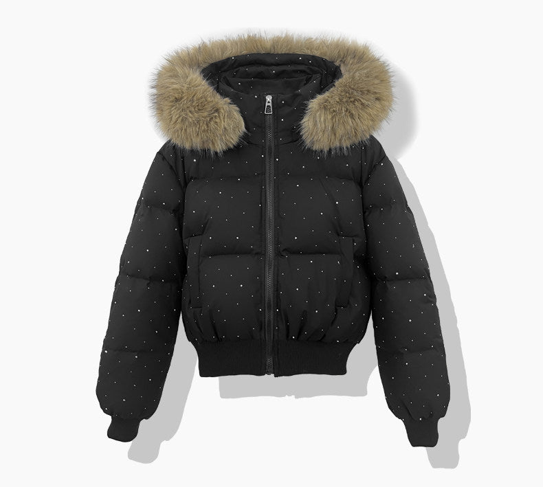 Women’s Faux Fur Hooded Puffer Jacket