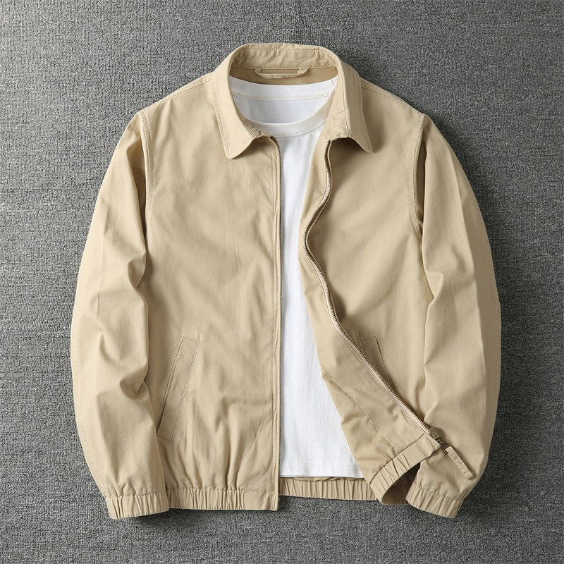 Blouson Harrington léger zippé pour homme