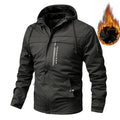 Men’s Fleece-Lined Hooded Winter Jacket