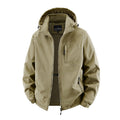 Men’s Hooded Outdoor Jacket with Zip Pockets