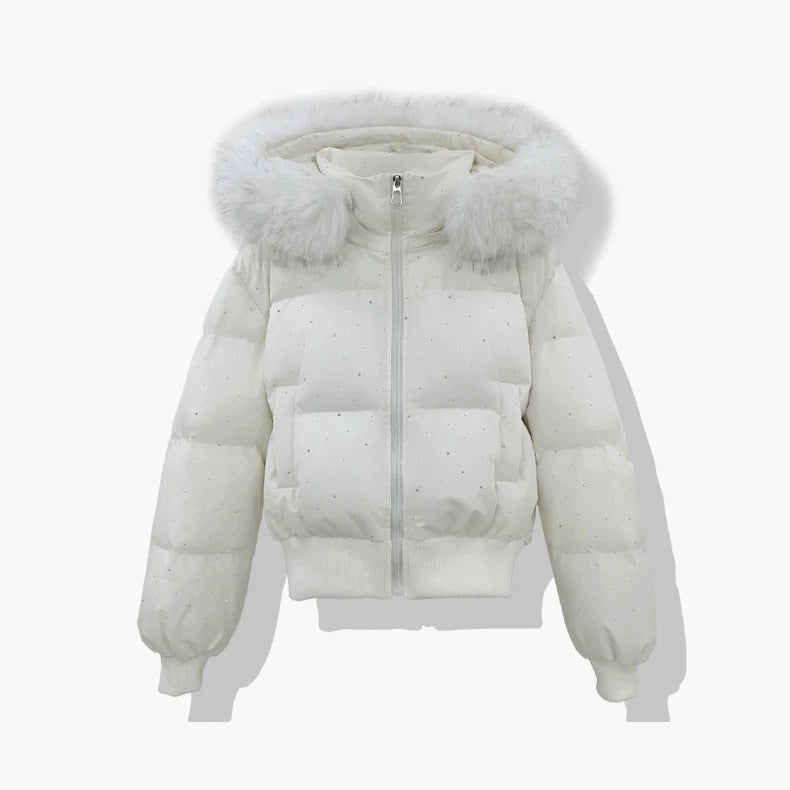 Women’s Faux Fur Hooded Puffer Jacket
