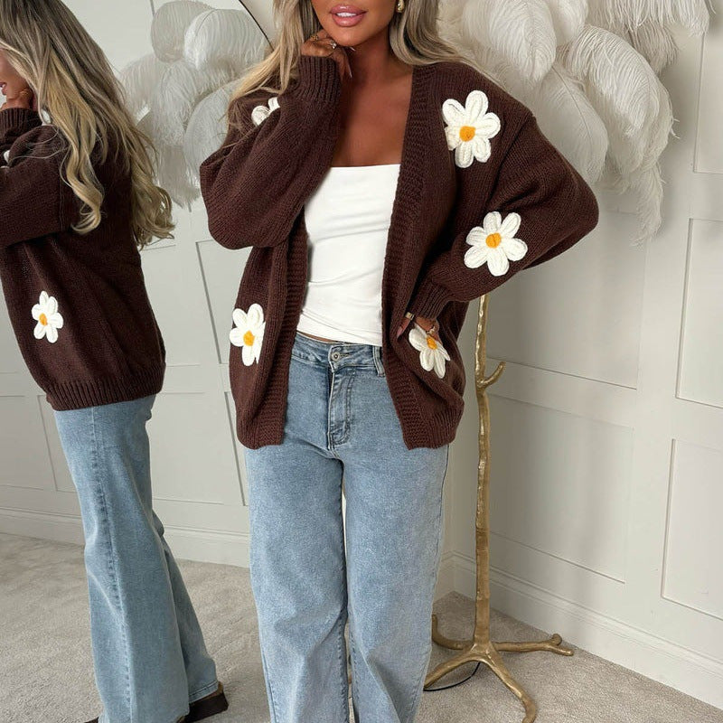 Women’s Daisy Knit Open Cardigan