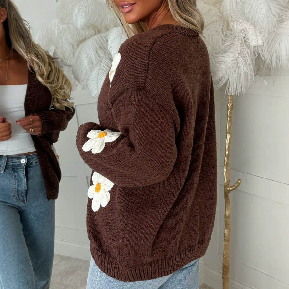Women’s Daisy Knit Open Cardigan