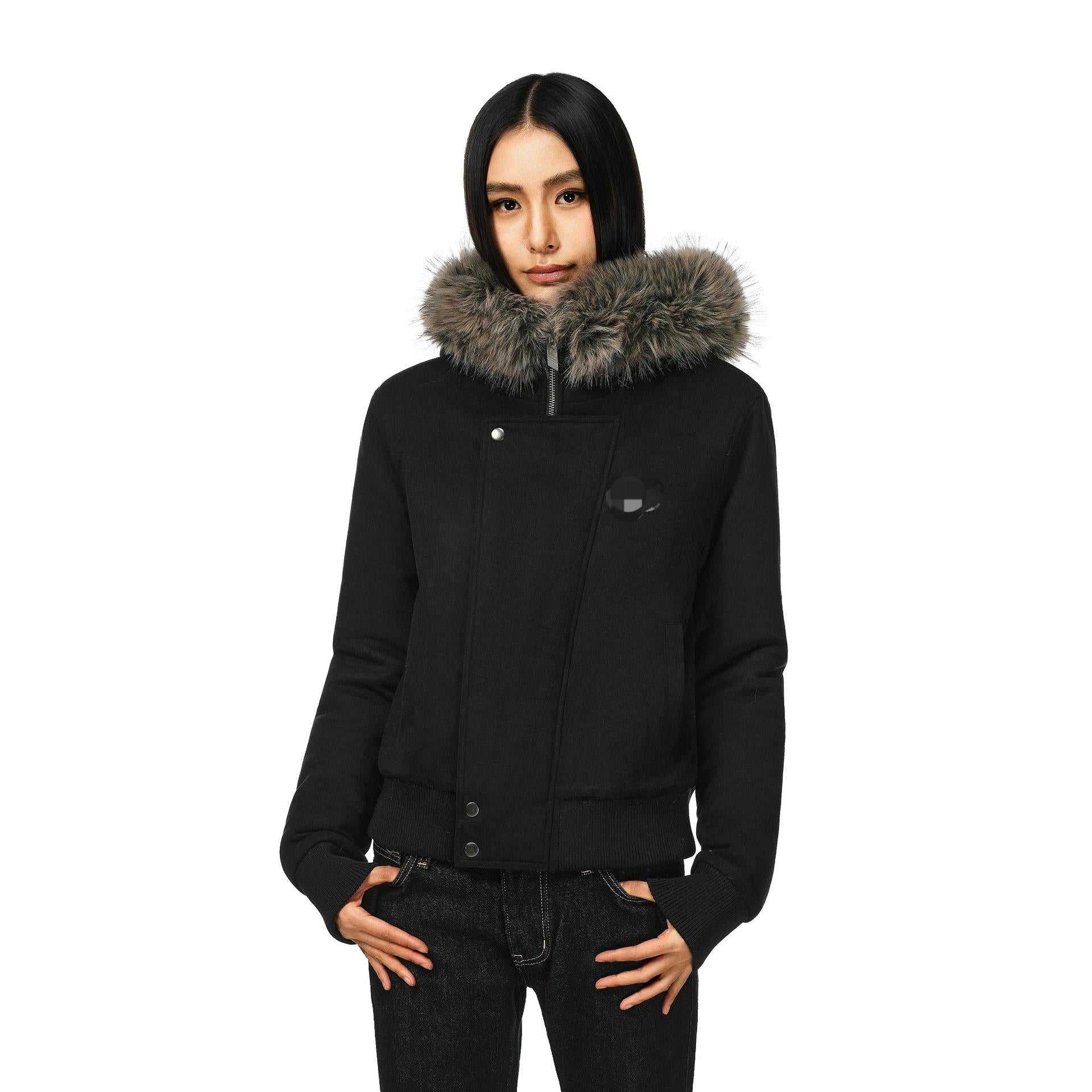 Women’s Faux Fur Lined Hooded Jacket