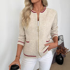 Women’s Zip-Up Knit Cardigan