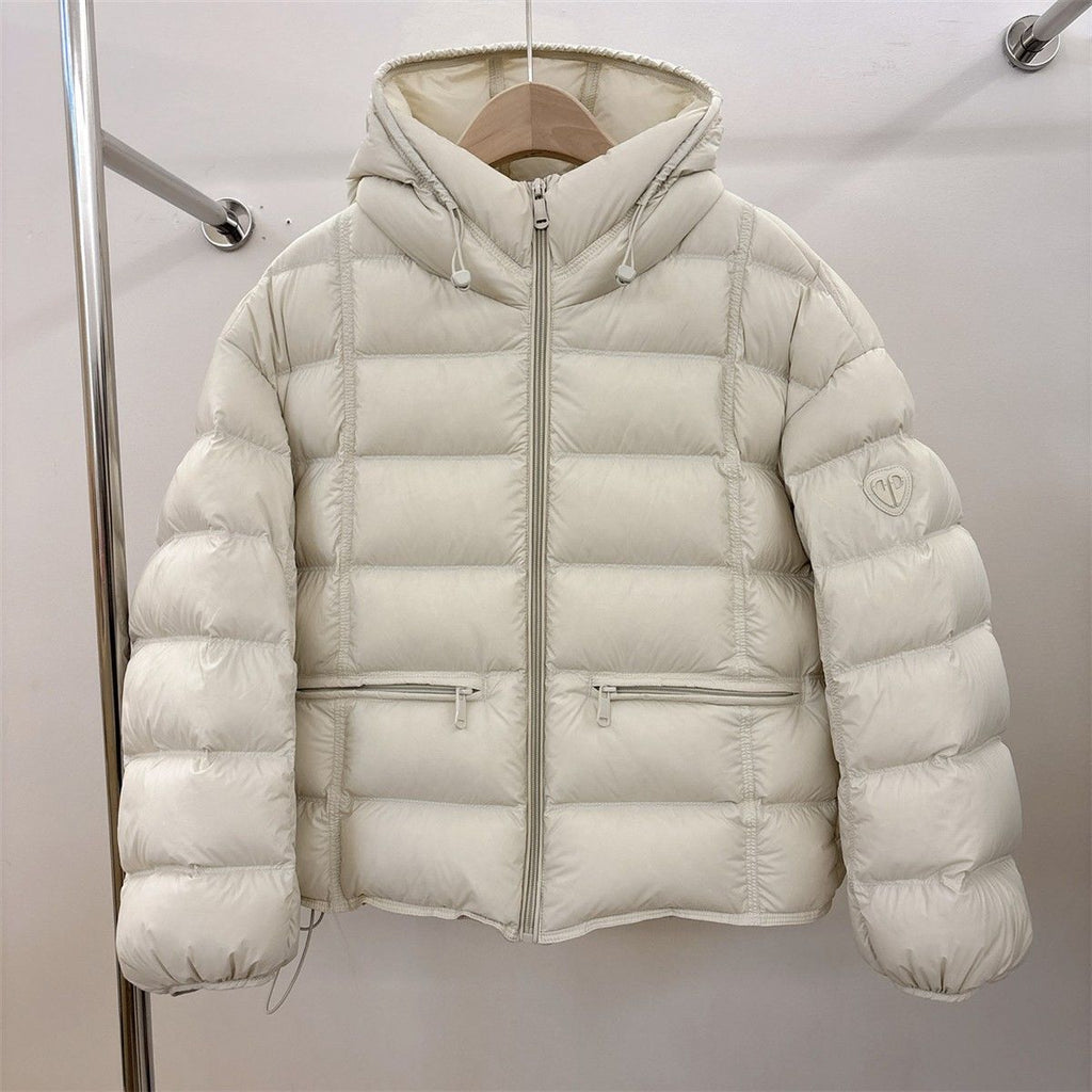 Women’s Hooded Puffer Jacket with Zip Pockets