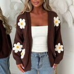Women’s Daisy Knit Open Cardigan