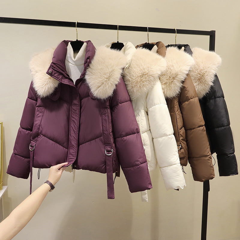 Women’s Faux Fur Hooded Puffer Jacket