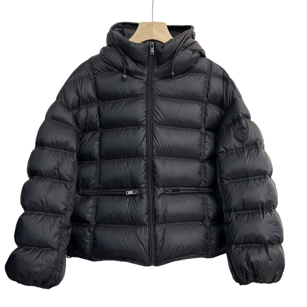 Women’s Hooded Puffer Jacket with Zip Pockets