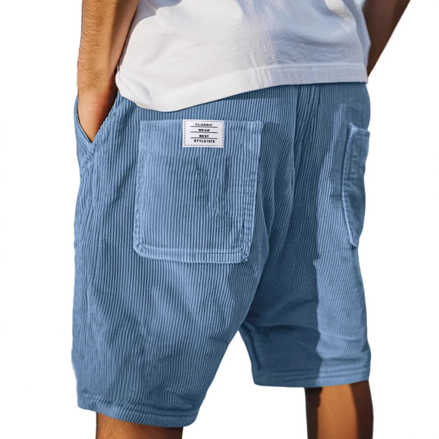 Men's Cotton Corduroy Summer Shorts