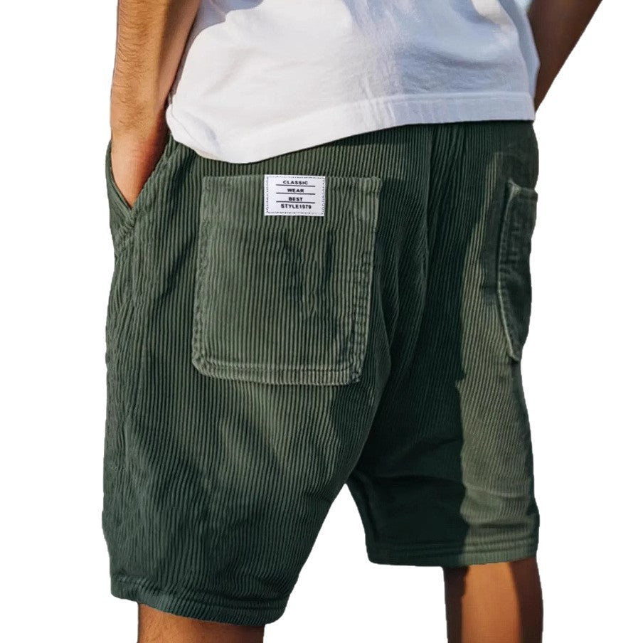 Men's Cotton Corduroy Summer Shorts