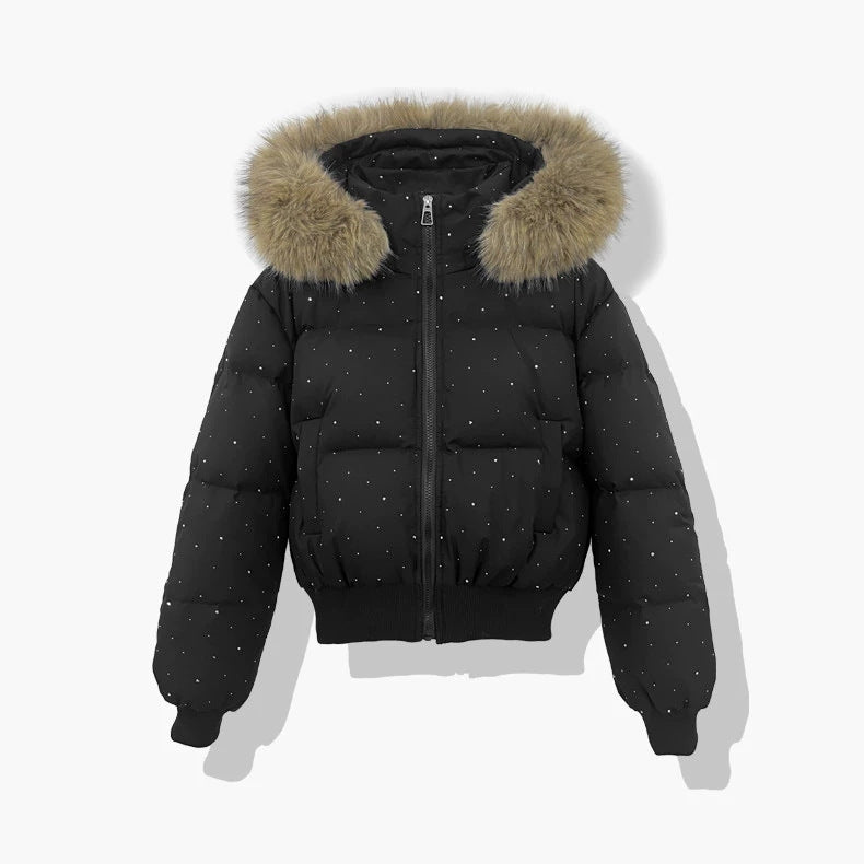 Women’s Faux Fur Hooded Puffer Jacket