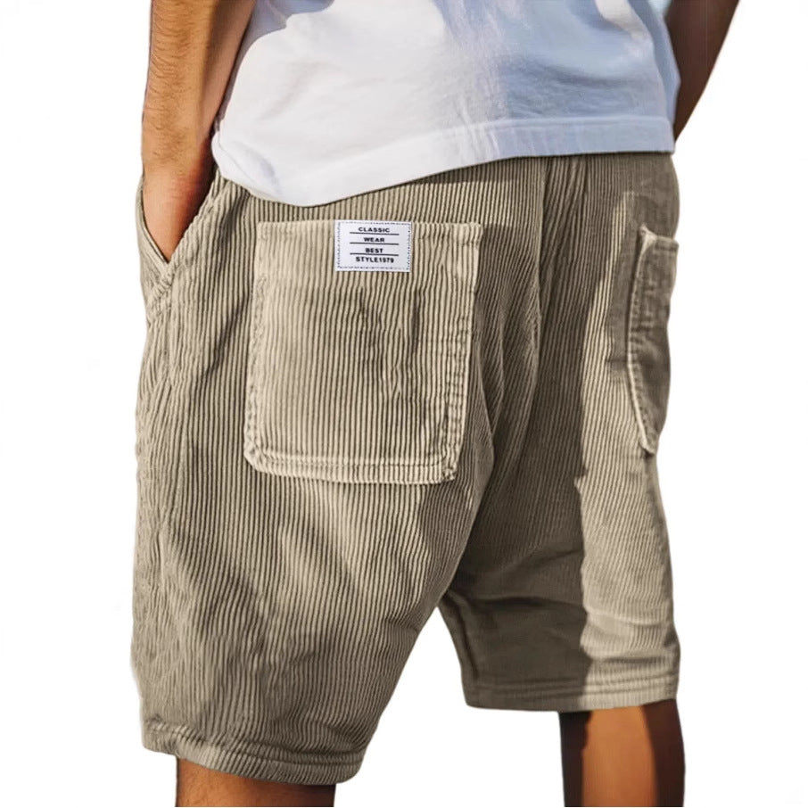 Men's Cotton Corduroy Summer Shorts