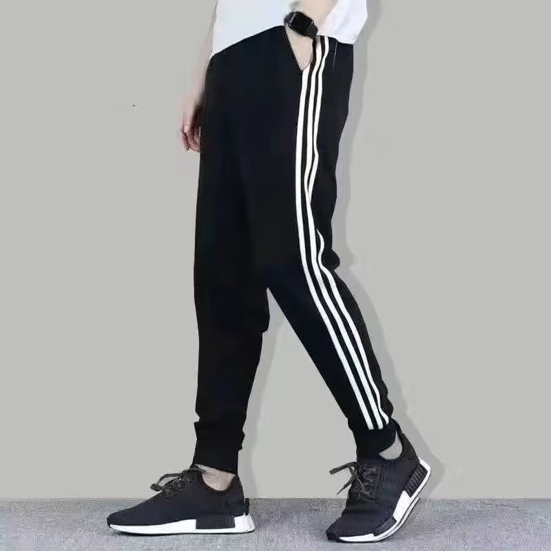 Ensemble de survêtement zippé rayé pour homme