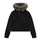 Women’s Faux Fur Lined Hooded Jacket
