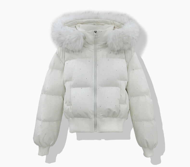 Women’s Faux Fur Hooded Puffer Jacket