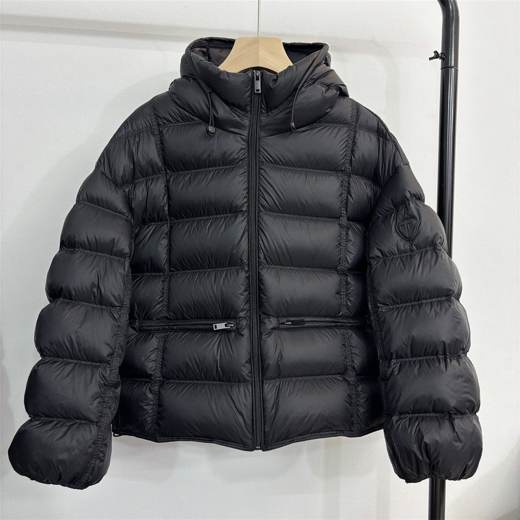 Women’s Hooded Puffer Jacket with Zip Pockets