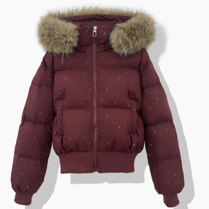 Women’s Faux Fur Hooded Puffer Jacket