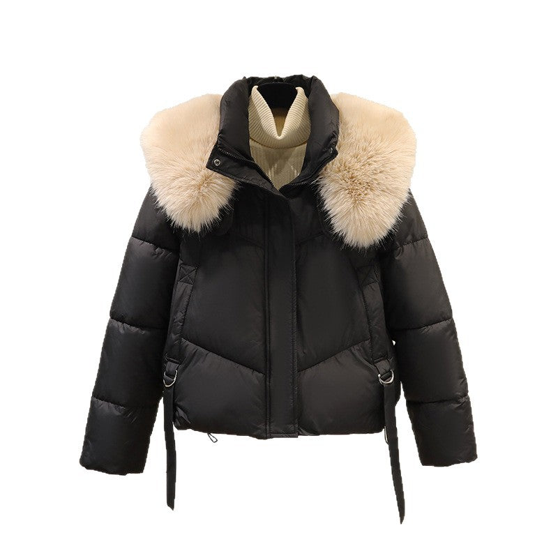 Women’s Faux Fur Hooded Puffer Jacket