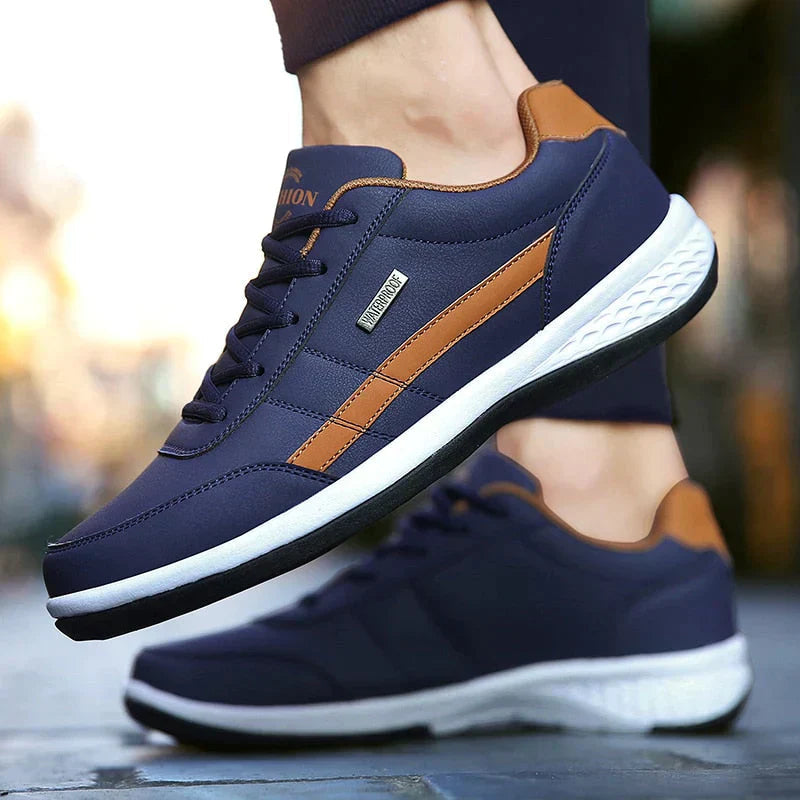 Men's Waterproof Walking Trainers with Cushioned Sole
